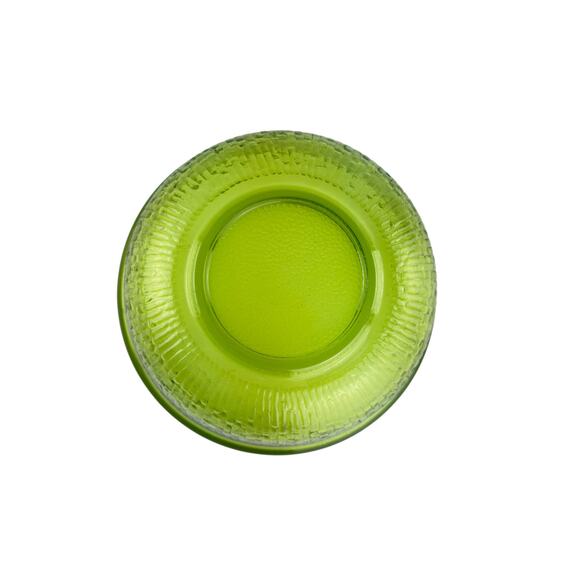 Bartlett Collins Old Hickory Green Glass Mixing Bowl Small Size Textured Vintage - Picture 7 of 16